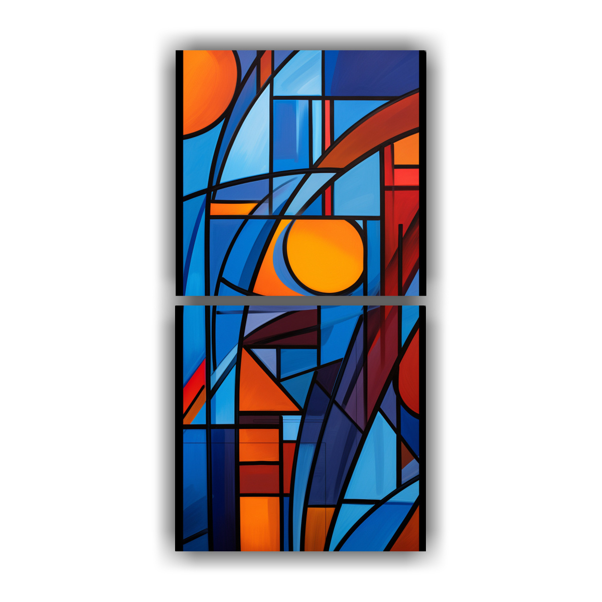 cuadro-abstracto-inspirado-en-el-movimiento-cubista