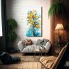 cuadro-abstracto-rbol-naranja-y-turquesa-1