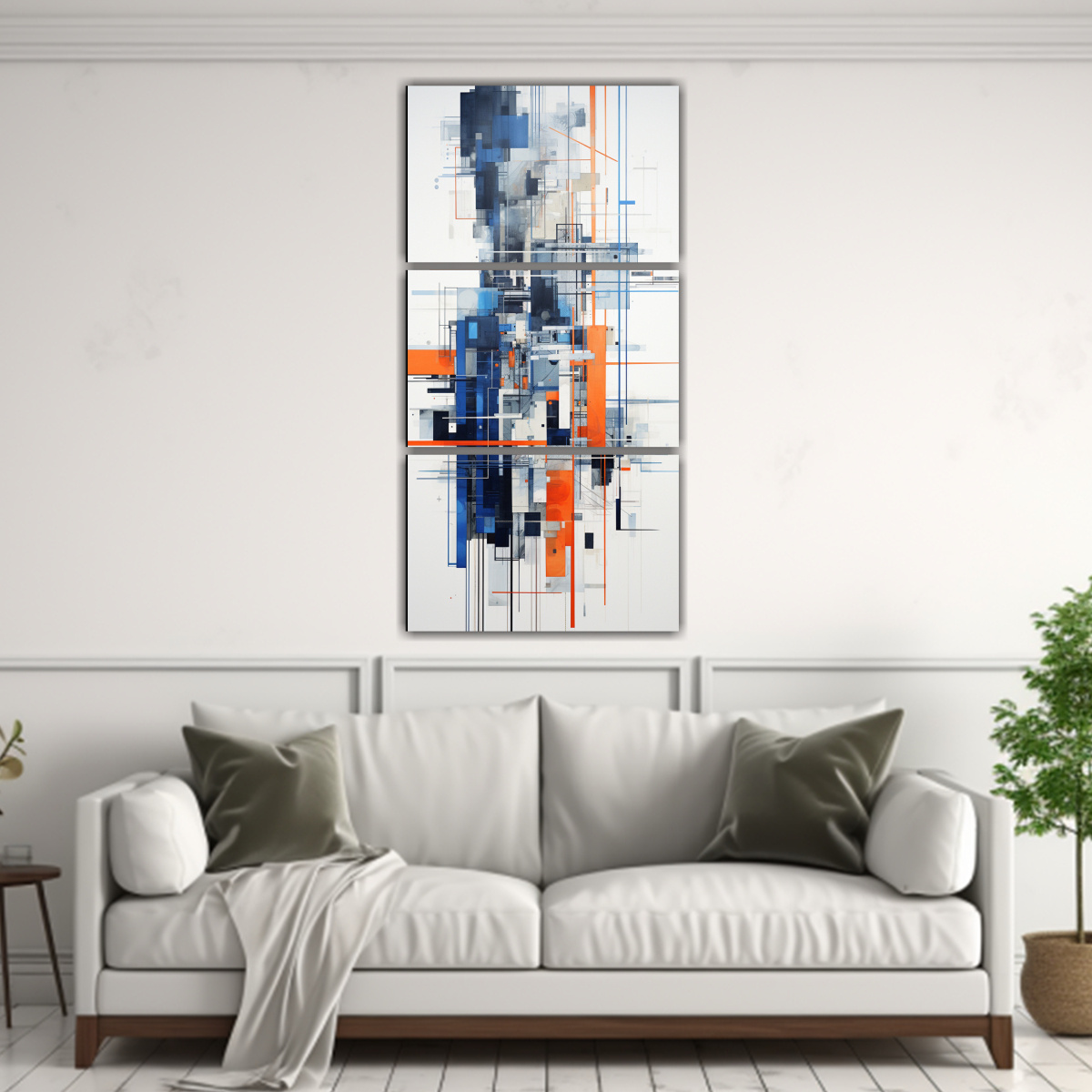 cuadro-creativa-con-naranja-e-ndigo-arte-de-pared-1