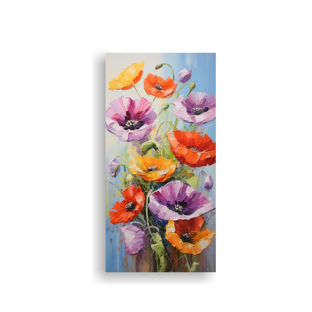 cuadro-de-lienzo-con-pintura-de-amapolas-en-colores-arco-ris-