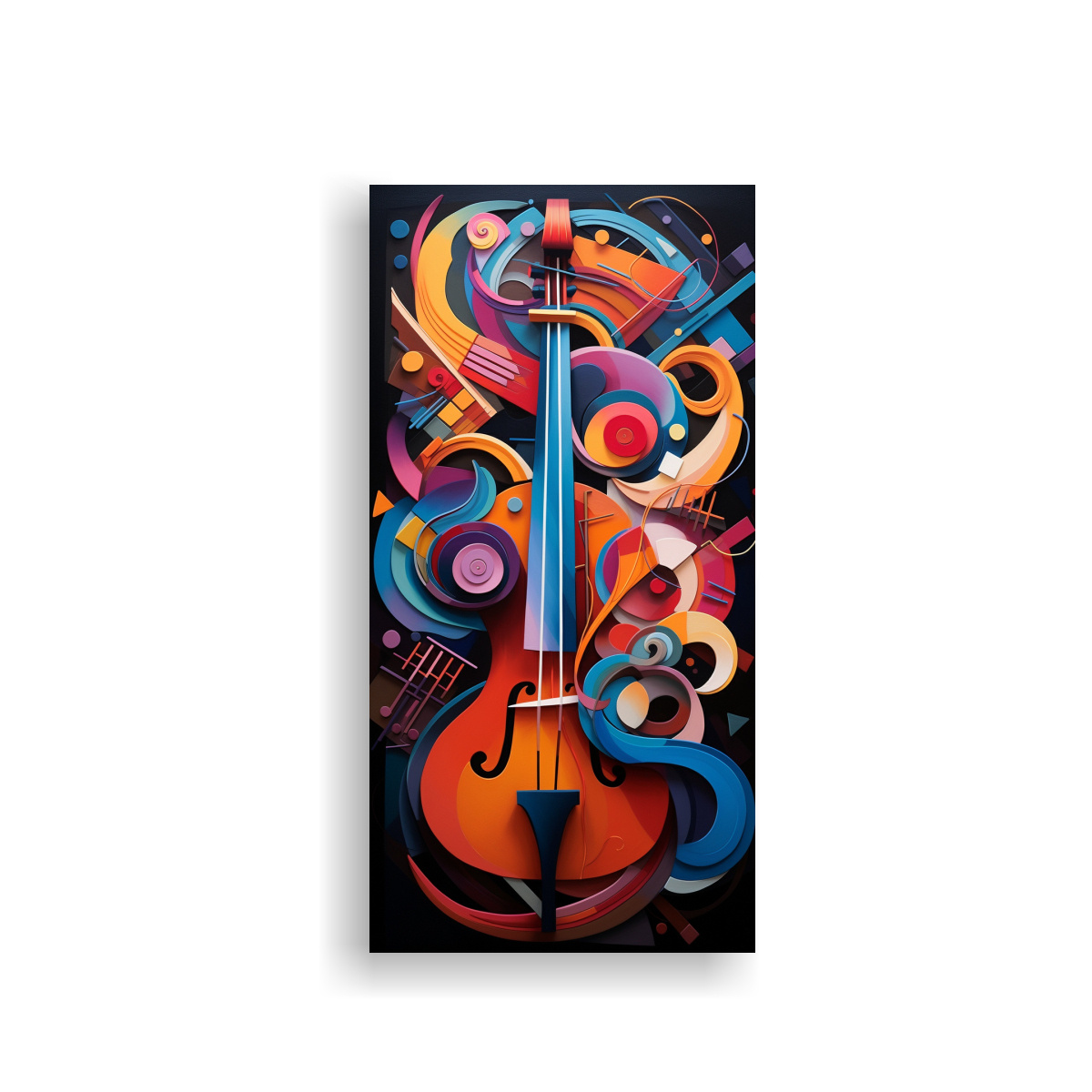 notas musicales arte abstracto