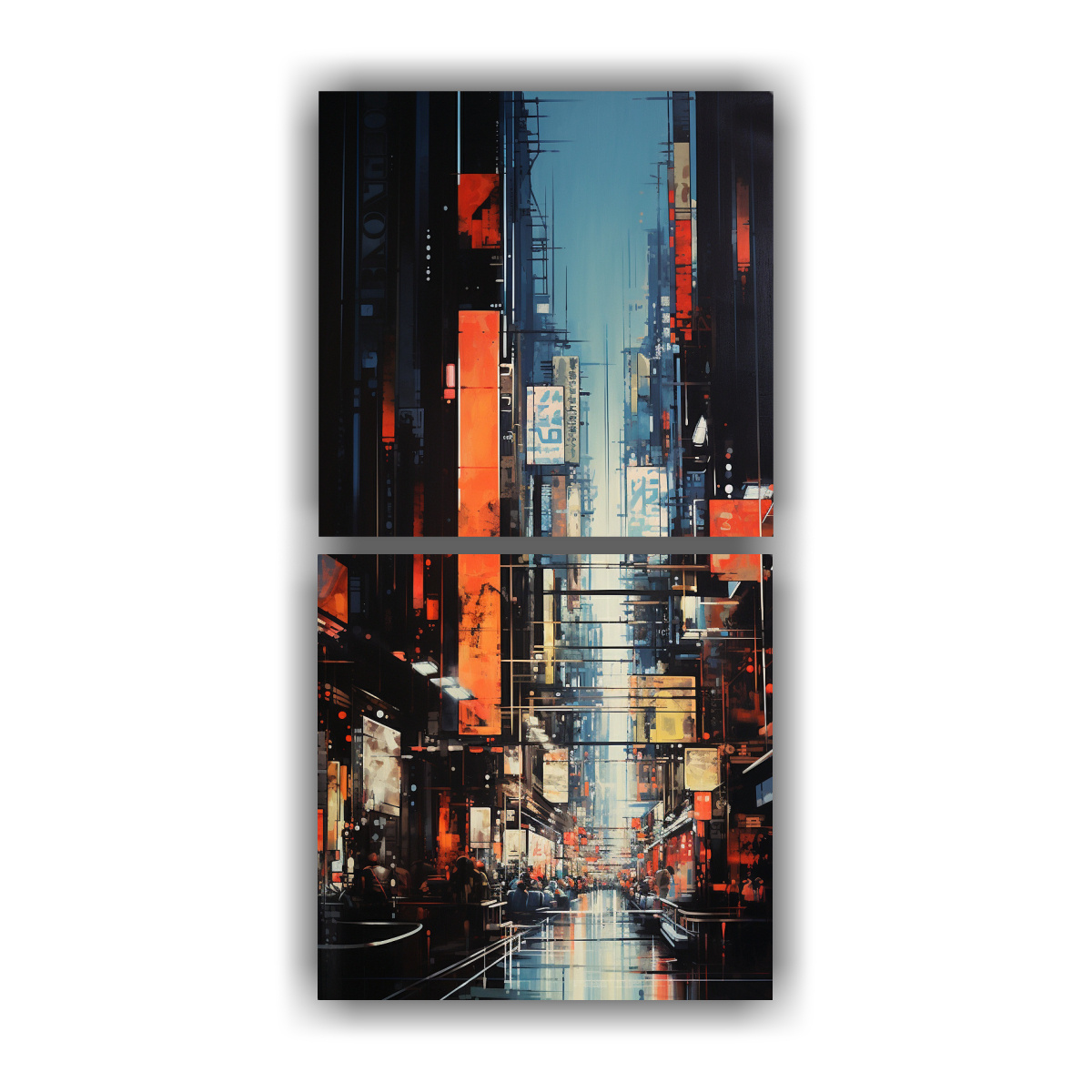 cuadro-de-tela-ciudad-ne-n-abstracta-representaci-n-din-mica-de-una-ciudad