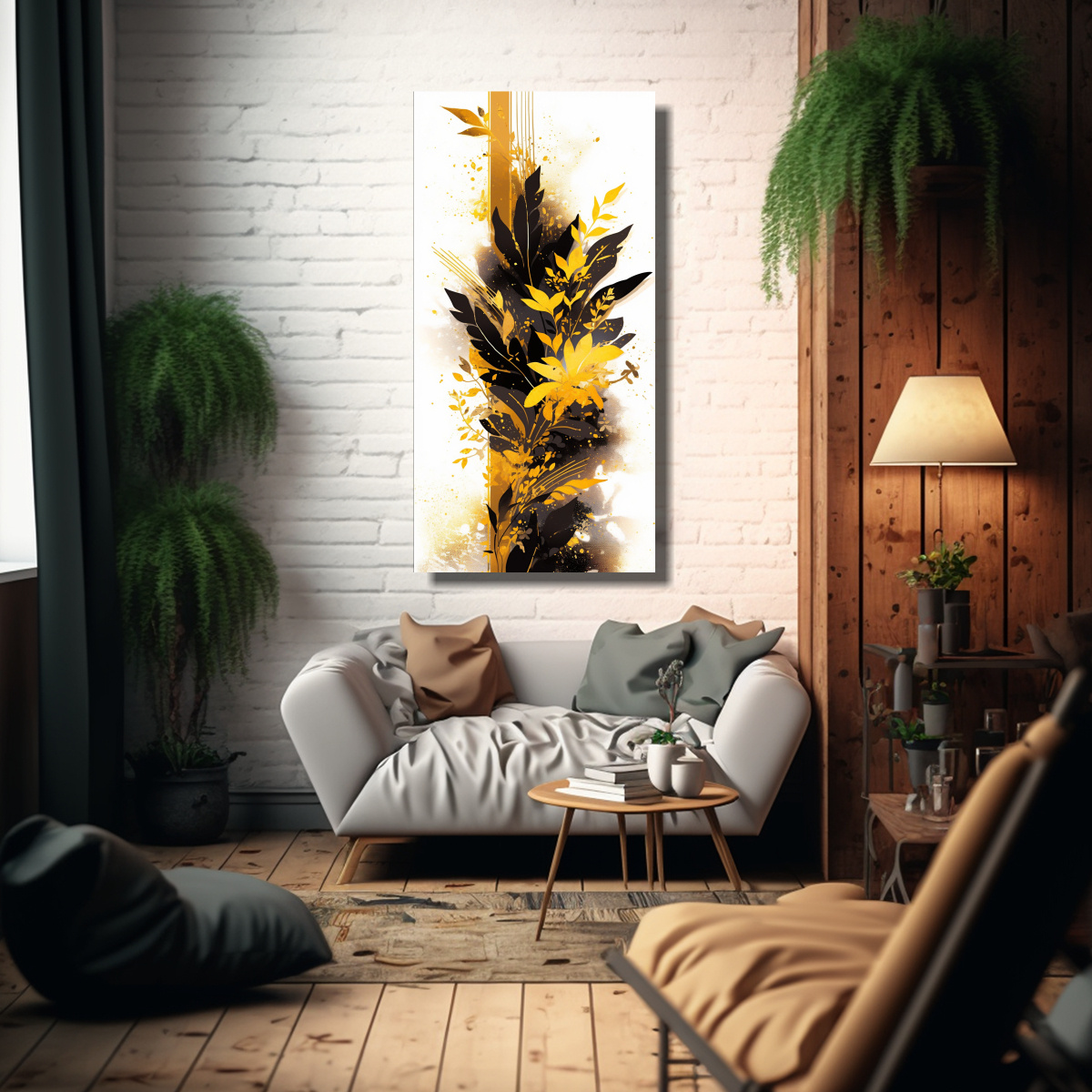 cuadro-decorativo-amarillo-y-dorado-con-atmosfera-neonoir-1