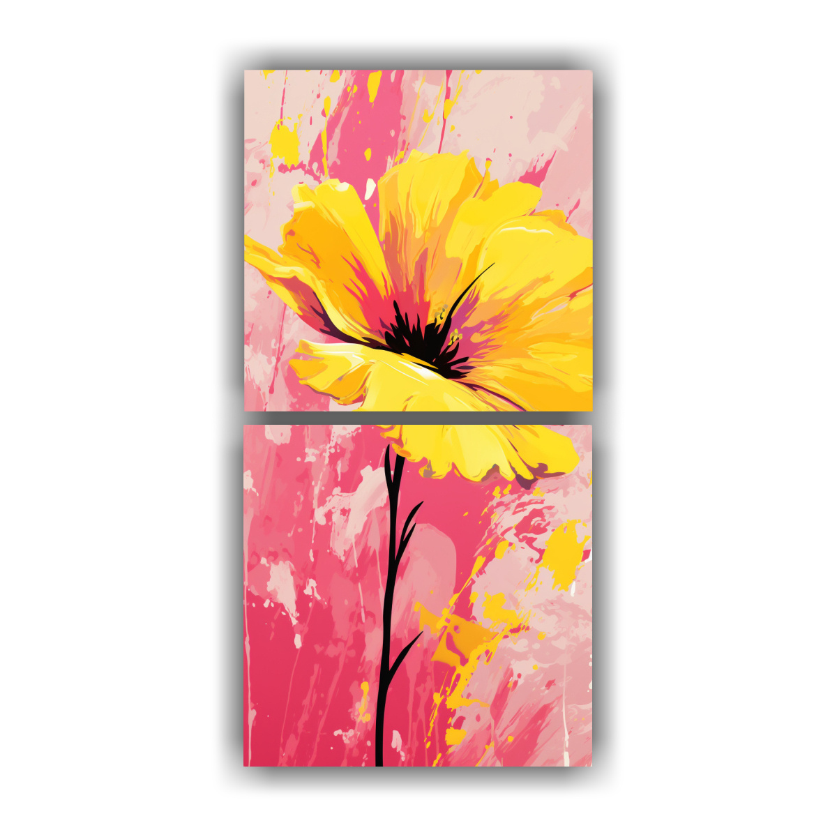 cuadro-decorativo-con-contraste-amarillo-y-rosa-en-estilo-neonoir