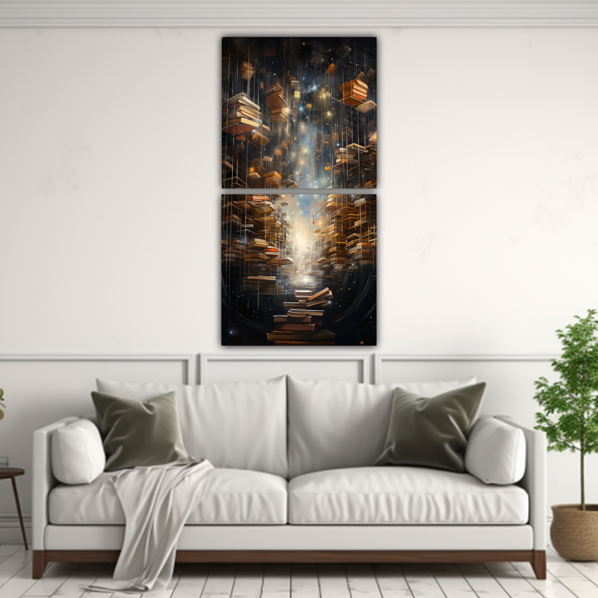 cuadro-decorativo-de-arte-moderno-refinado-que-retrata-una-biblioteca-m-stica-con-flores-1