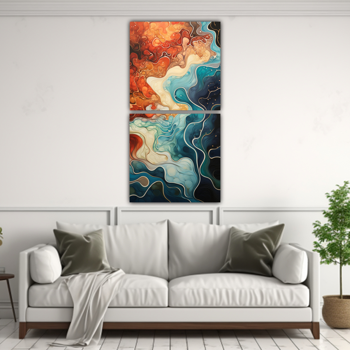 cuadro-decorativo-moderno-con-flujo-r-tmico-de-corrientes-abstractas-en-un-dormitorio-1