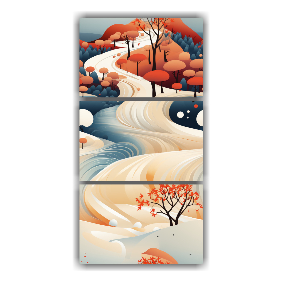 cuadro-decorativo-paisaje-escandinavo-abstracto-en-tres-telas