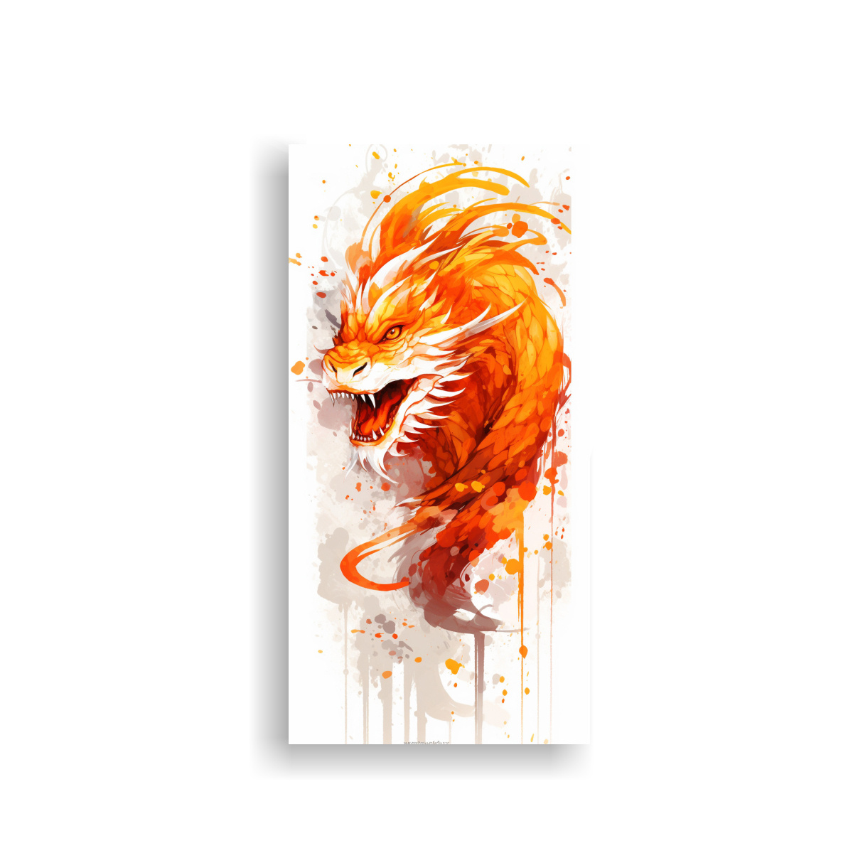 cuadro-esquema-dragon-blanco-y-naranja-arte-neo-pop-en-decoraci-n-pinturas