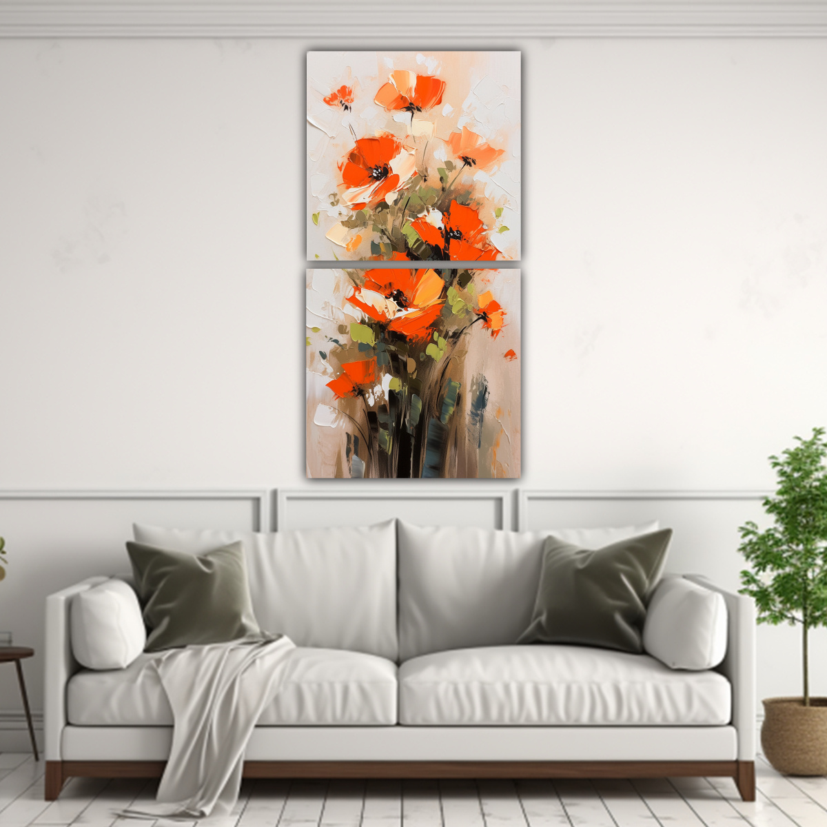 cuadro-hermoso-de-armon-a-crom-tica-a-flores-naranja-y-negras-en-lienzo-1