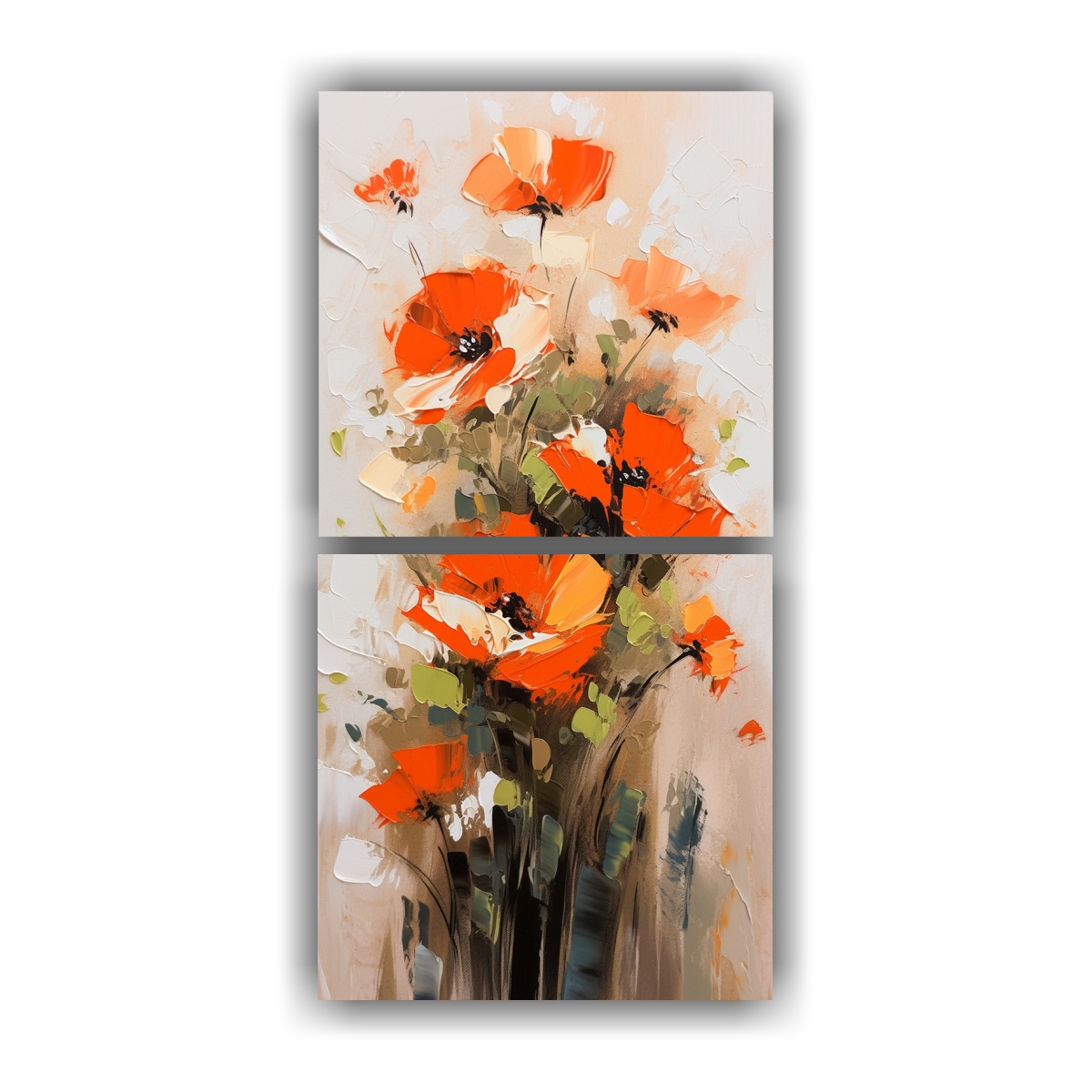 cuadro-hermoso-de-armon-a-crom-tica-a-flores-naranja-y-negras-en-lienzo