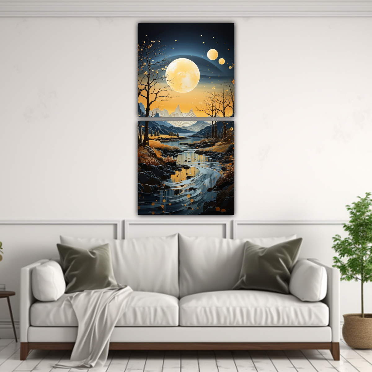 cuadro-innovador-con-luna-y-monta-as-en-dos-telas-1