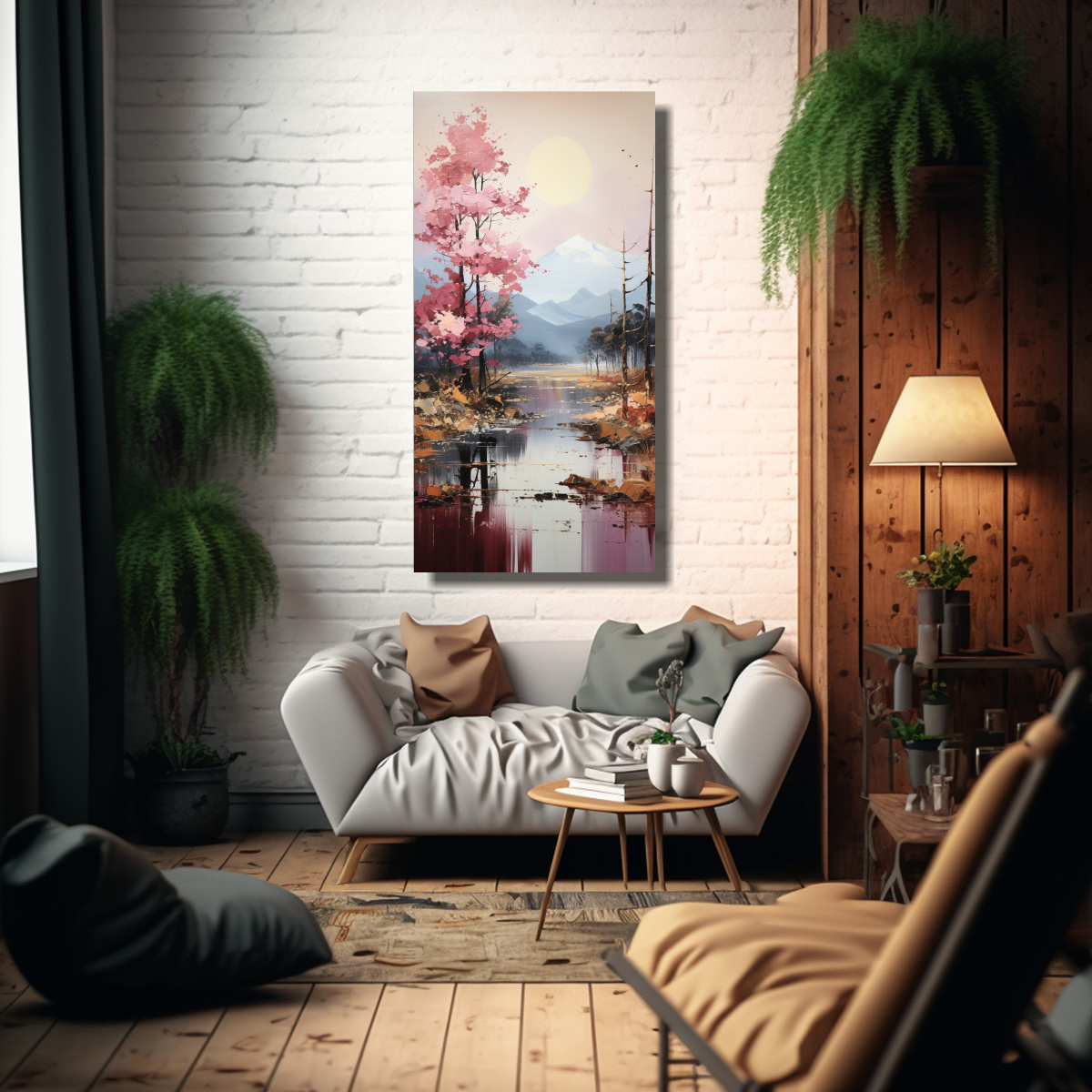 cuadro-movimiento-estrellados-pintura-abstracta-de-rboles-en-plata-y-oro-con-decoraci-n-1