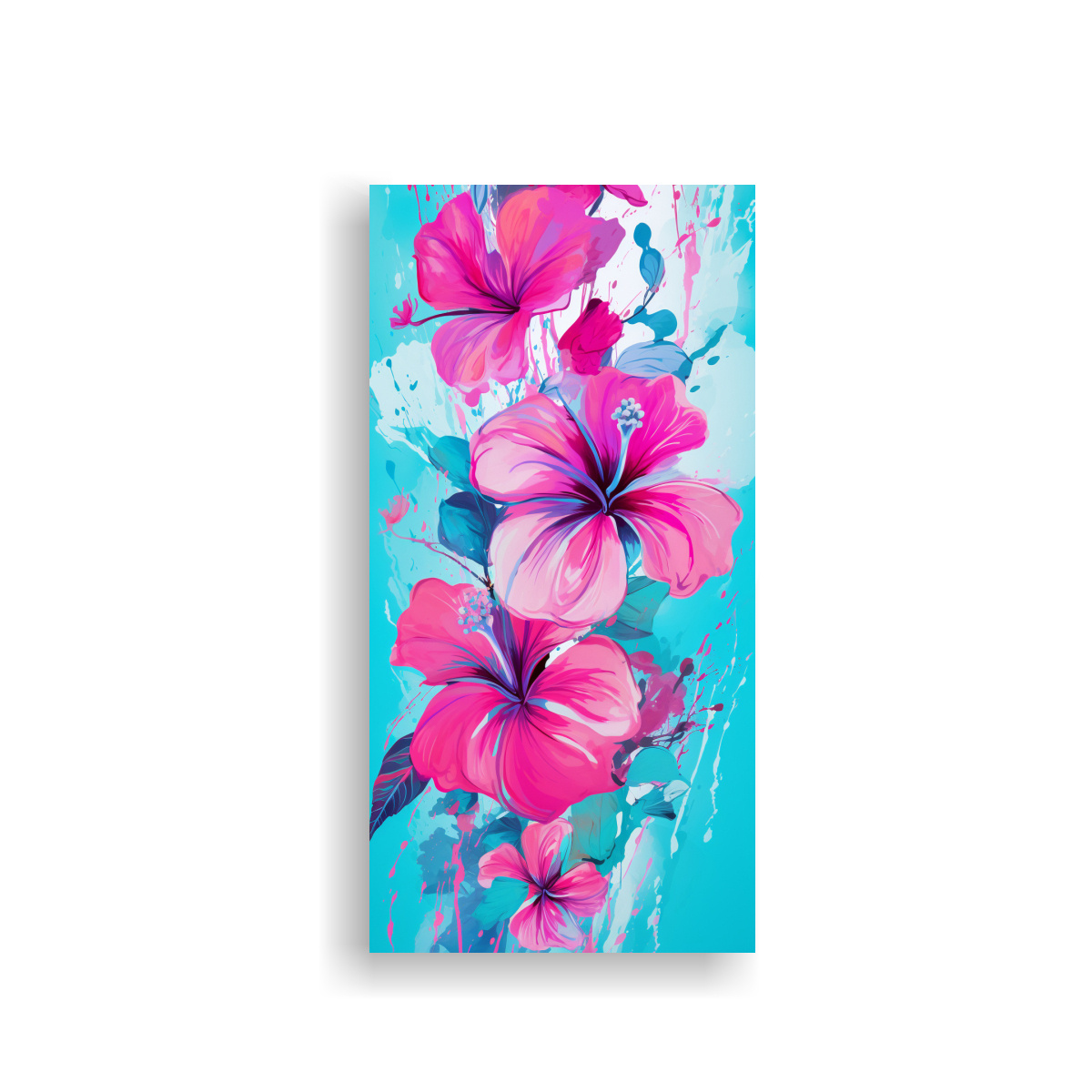 cuadro-movimiento-lineales-en-turquesa-y-rosa-con-atmosfera-neonoir-en-la-decoraci-n-de-estilo