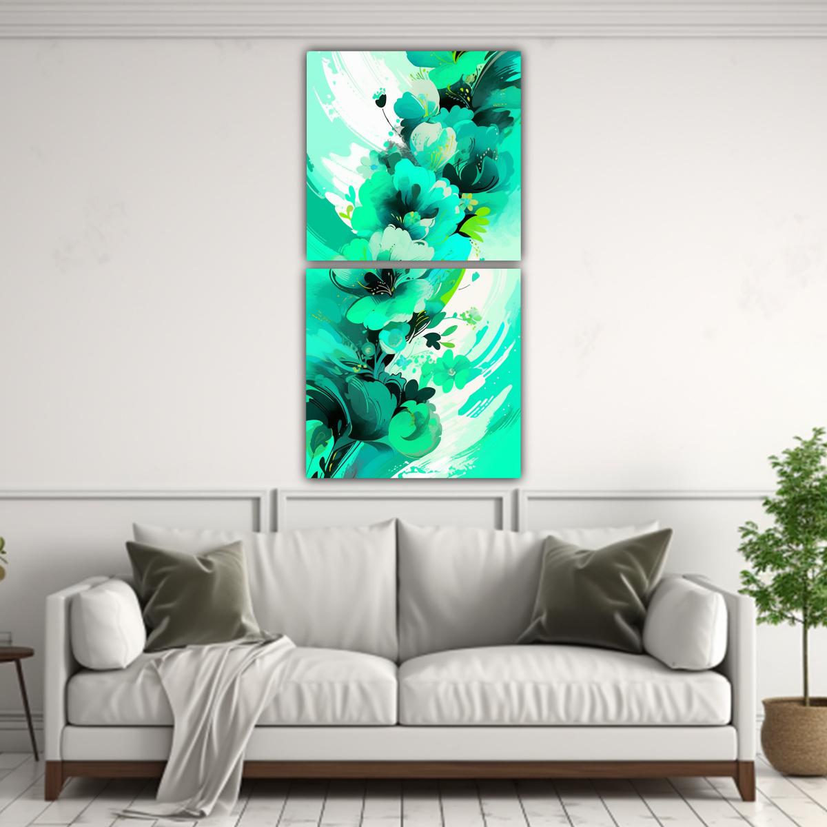 cuadro-originalidad-verde-y-turquesa-neonoir-ambiente-pinturas-de-decoraci-n-1-1