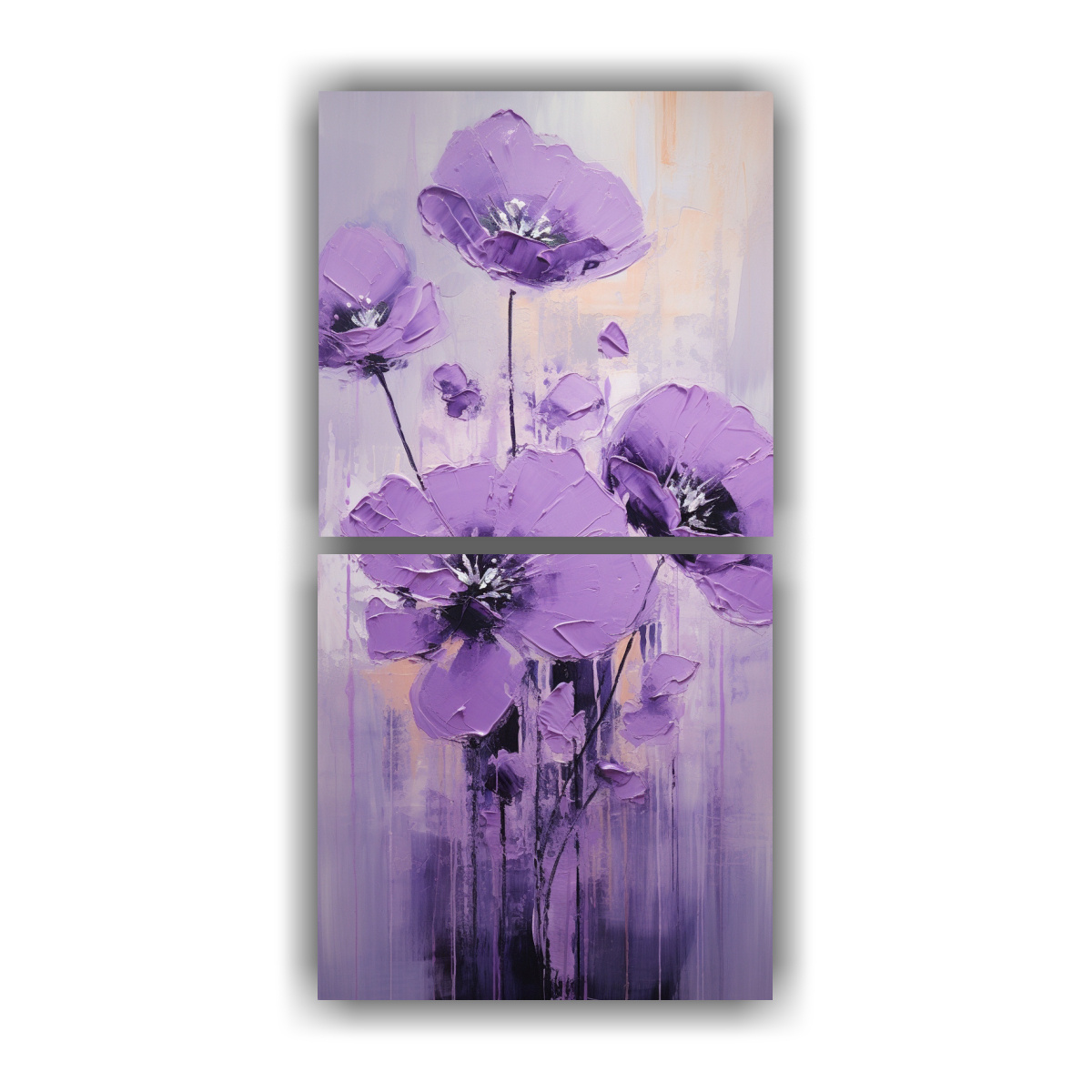 cuadro-pintura-cl-sica-de-dos-cuadros-dibujo-a-lienzo-con-amapolas-moradas