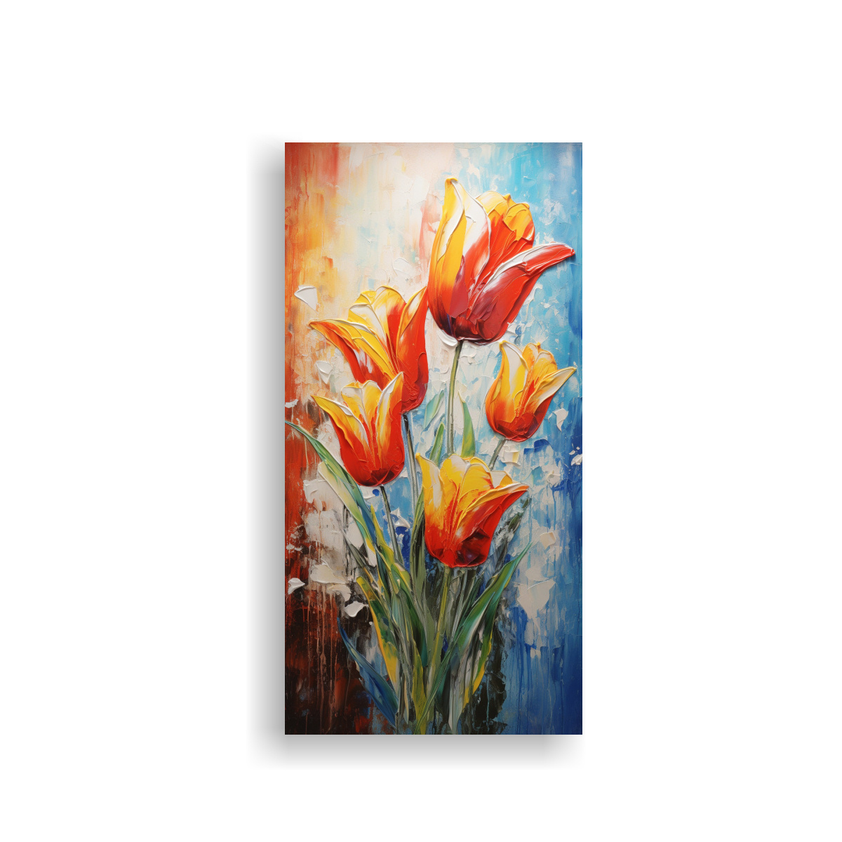 cuadro-tela-canvas-flores-vibrantes-tulipanes
