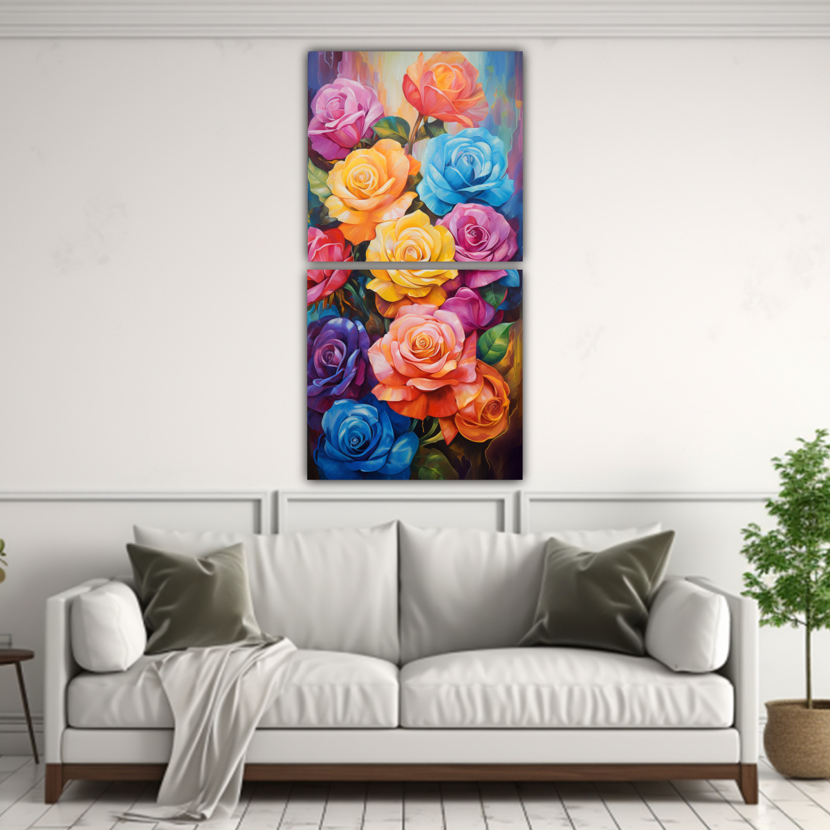 cuadro-tema-contraste-pintura-en-lienzo-de-rosas-multicolores-1