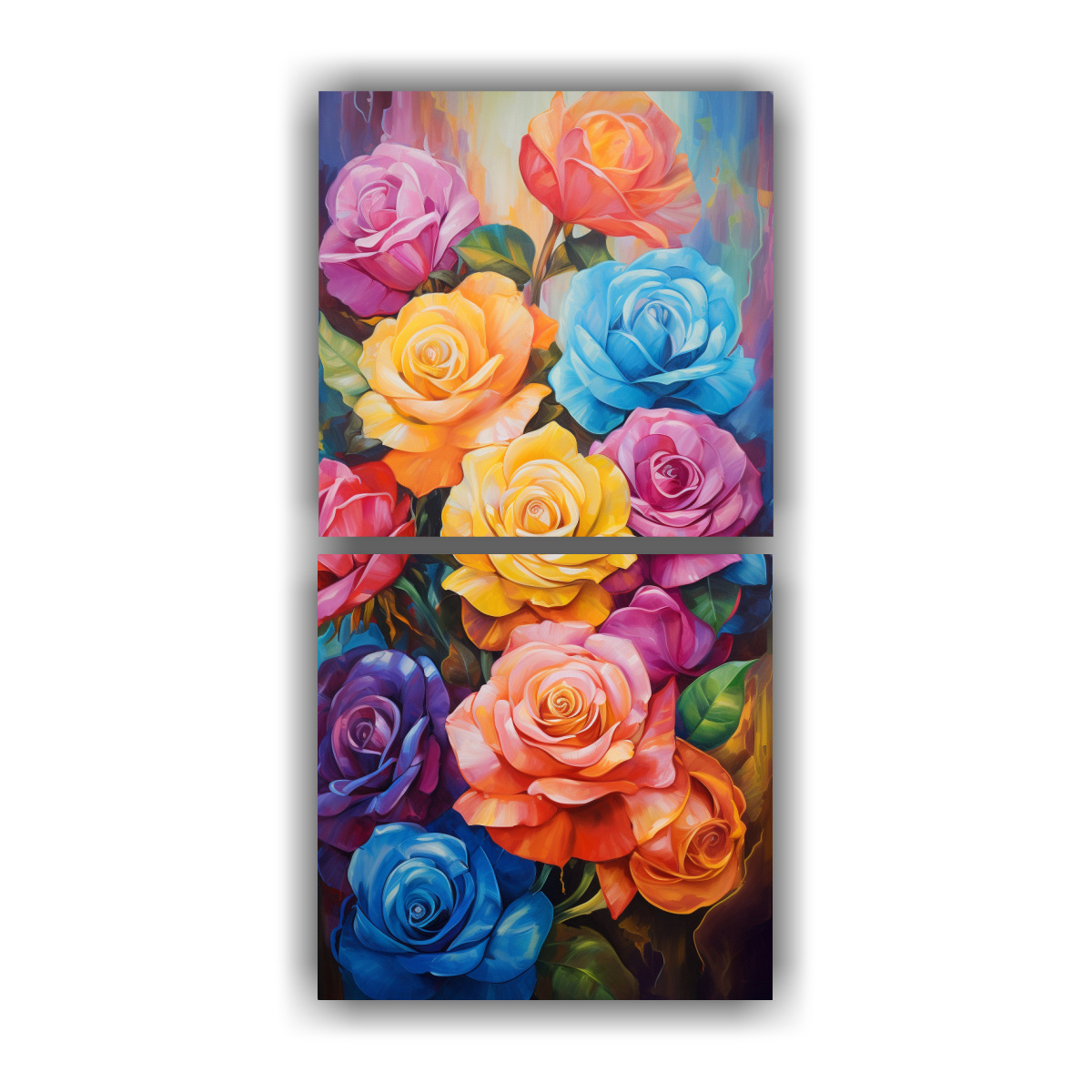 cuadro-tema-contraste-pintura-en-lienzo-de-rosas-multicolores