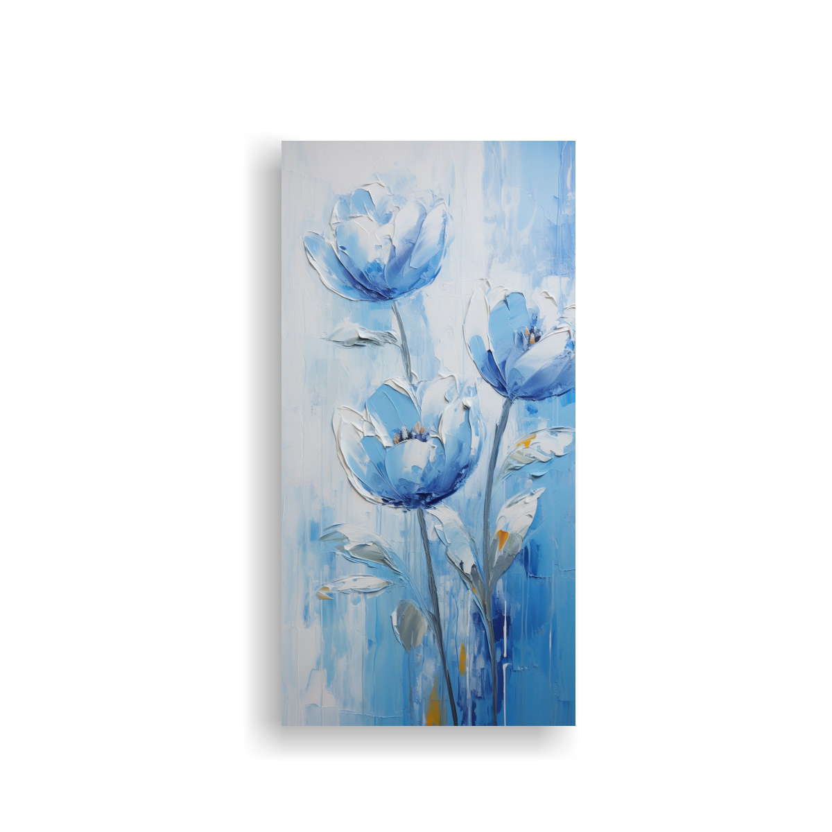 cuadro-tonos-simple-de-tulipanes-azules-en-lienzo-estilo-decorativo-