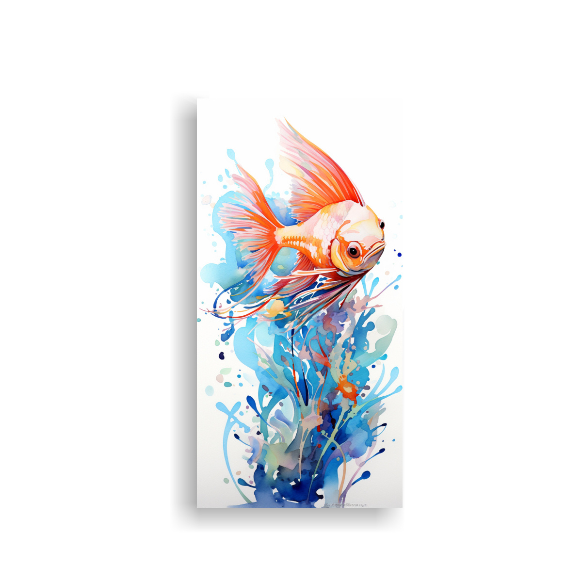 cuadro-vertical-belleza-a-angel-fish-en-colores-transl-cidos-arte-neo-pop-en-la-decoraci-n-de-pinturas-st