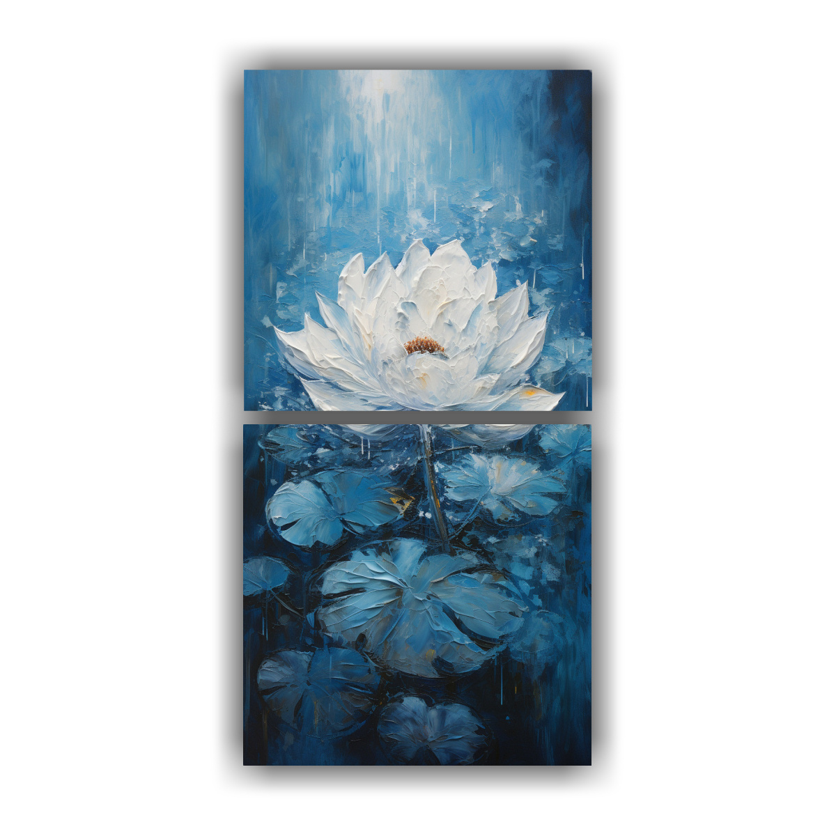 cuadro-vintage-espacio-pintura-de-loto-azul-en-lienzo-estilo-b