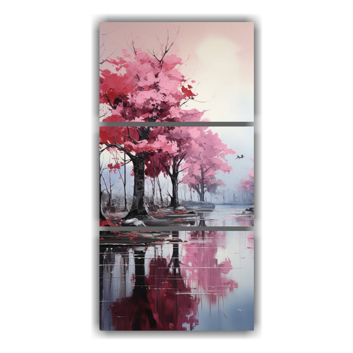 cuadros-abstracto-de-rboles-en-plata-y-blanco-arte-abstracto