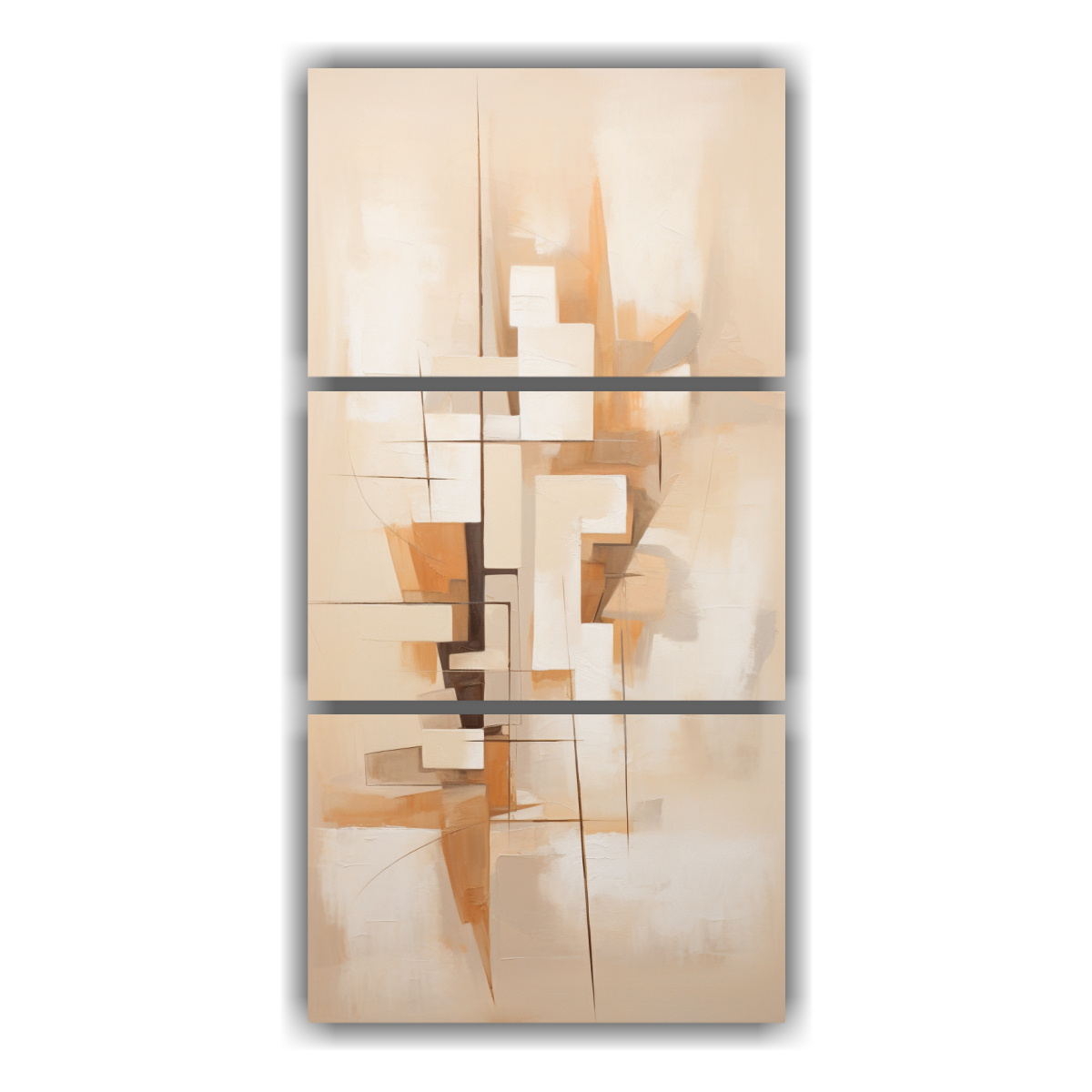 cuadros-abstractos-beige-con-dise-o-de-estrellas-