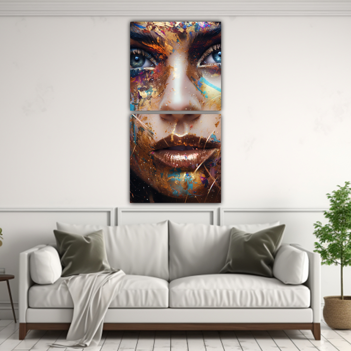 cuadros-abstractos-con-glitter-para-decorar-la-cocina-1