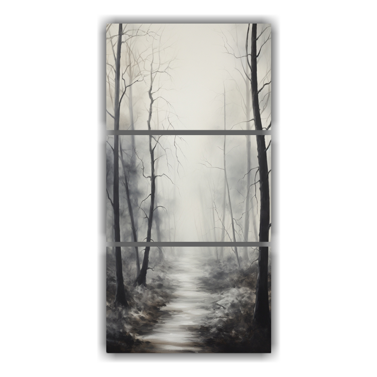 cuadros-abstractos-de-bosque-brumoso-para-regalo