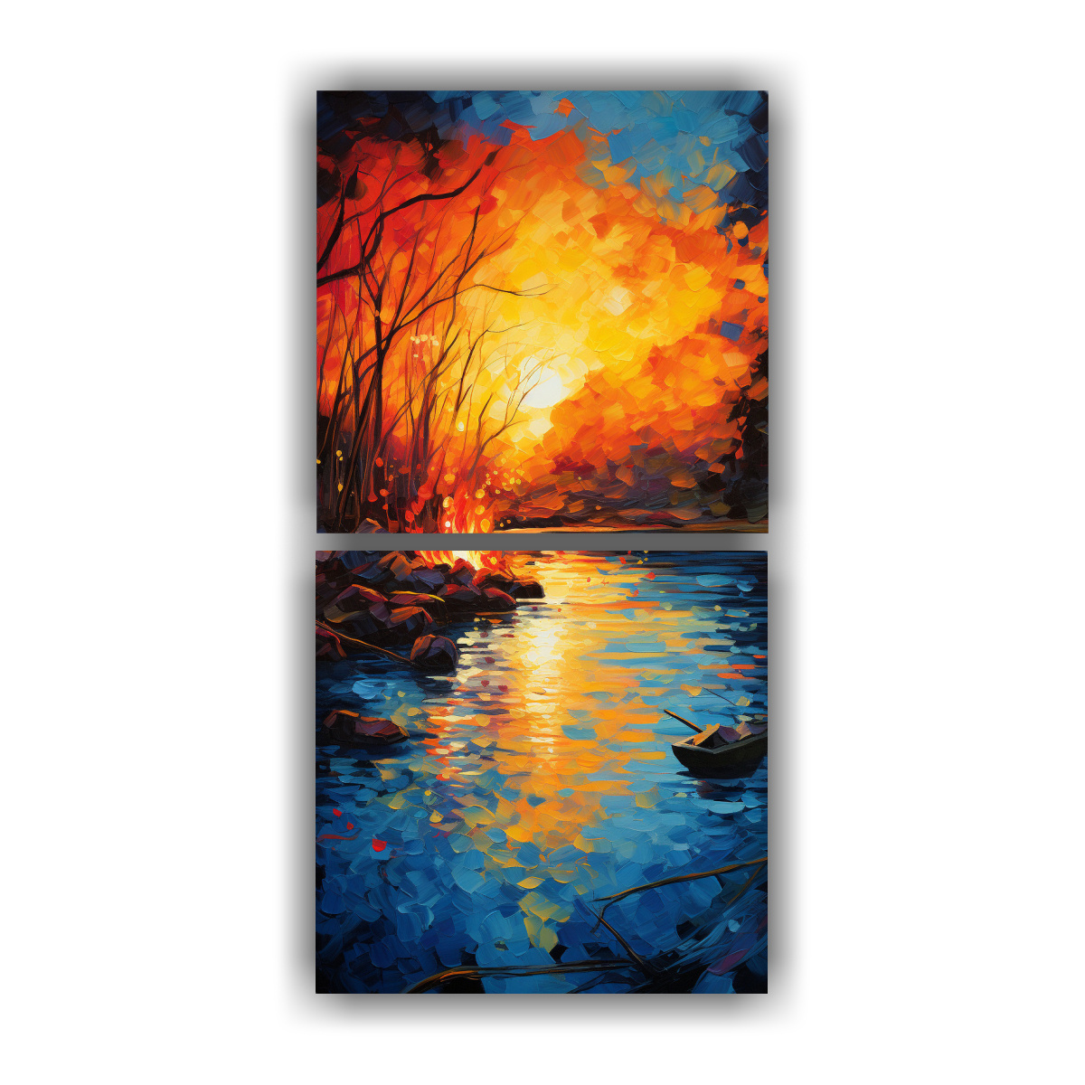 cuadros-abstractos-de-colores-vivos-y-refrescantes-mezcla-de-naranjas-y-azules-ardientes-en-una-decoraci-n