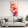 cuadros-abstractos-de-hibiscos-rojos-y-naranjas-en-venta-1
