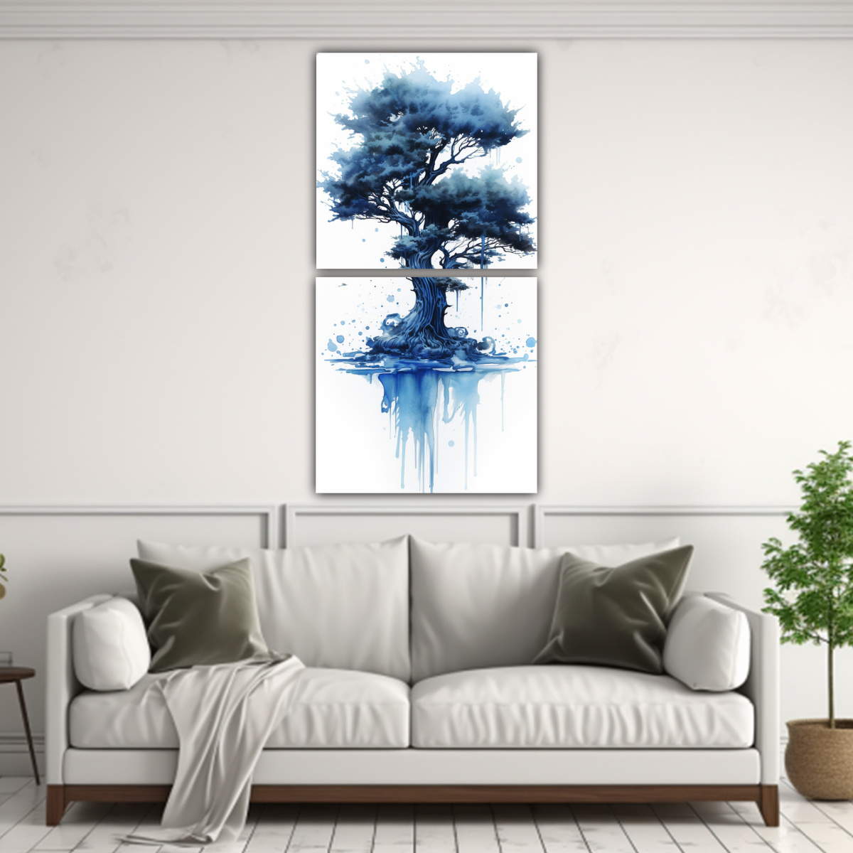 cuadros-abstractos-decorativos-para-sal-n-pintura-abstracta-de-un-cipr-s-en-colores-negro-y-azul-1