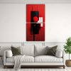 cuadros-abstractos-minimalistas-bastidor-de-madera-rojo-1