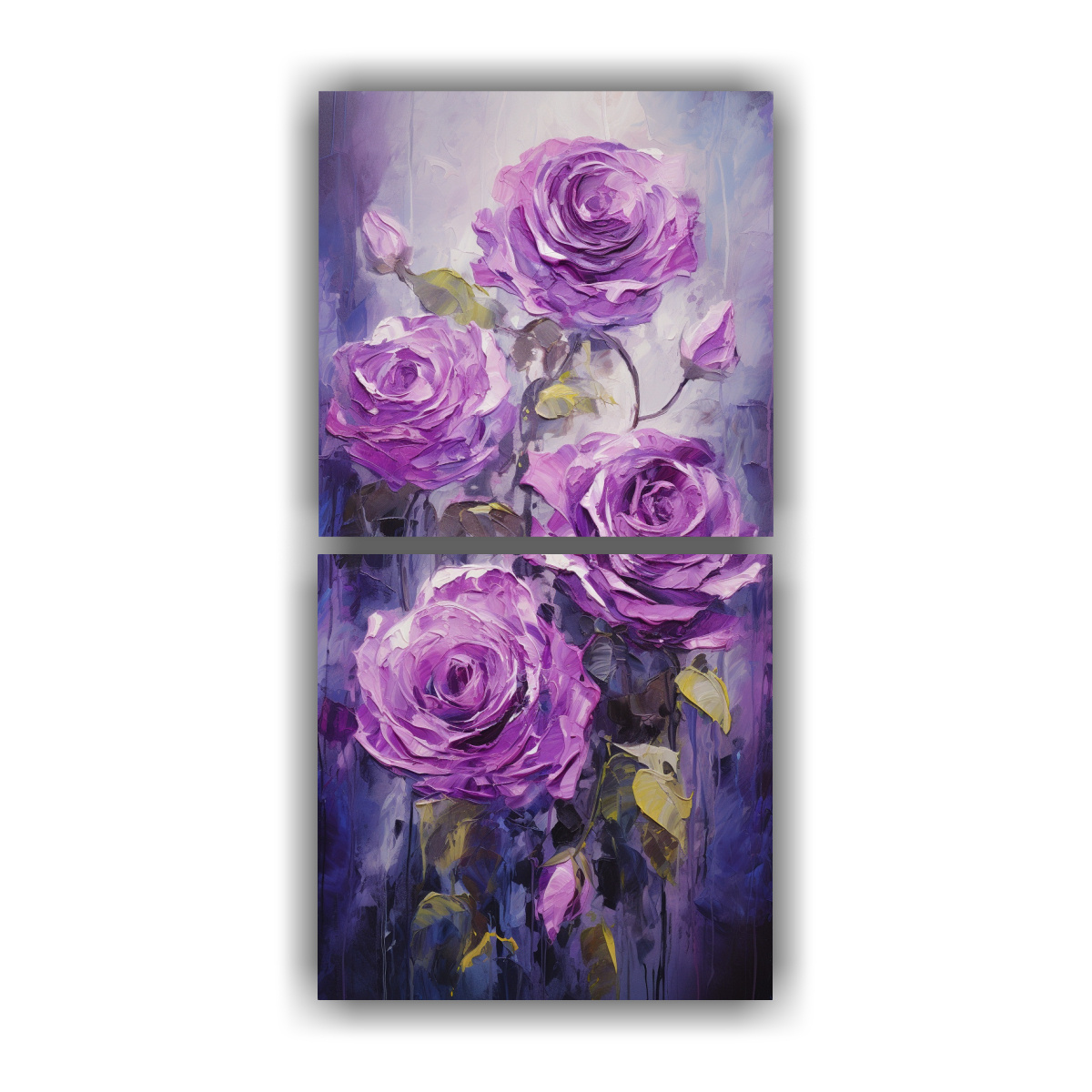 cuadros-alegres-pintura-en-lienzo-con-forma-de-dos-cuadros-de-rosas-p-rpuras-al-estilo-de-decoraci-n-