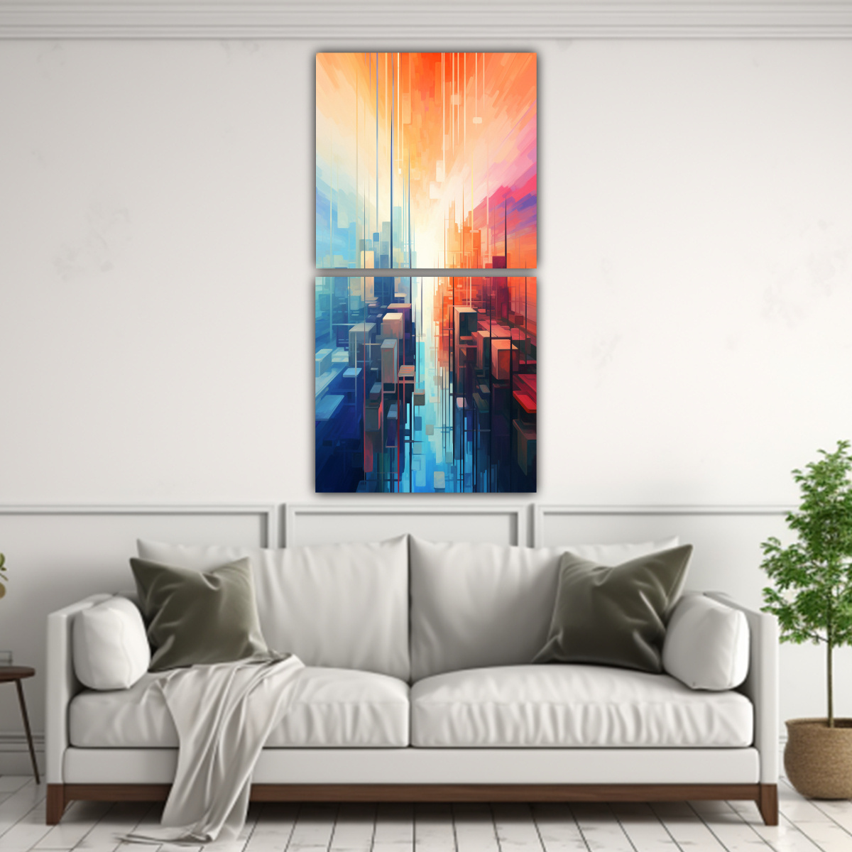 cuadros-cl-sicos-abstractos-de-dibujo-de-ciudad-representaci-n-de-un-horizonte-urbano-en-dos-cuadros-1