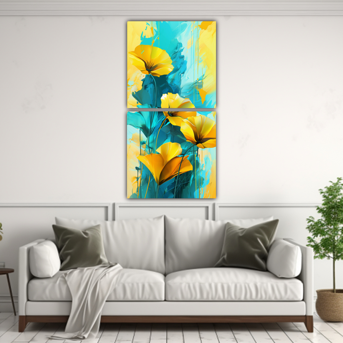 cuadros-cuadro-obra-maestra-amarillo-y-turquesa-ambiente-neonoir-en-la-decoraci-n-s-pinturas-1