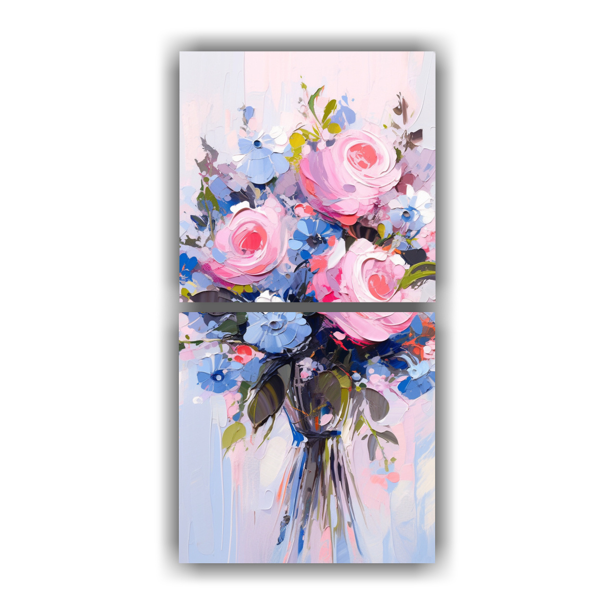 cuadros-cuadro-original-pintura-en-lienzo-de-flores-rosas-y-azules-en-la-decoraci-n