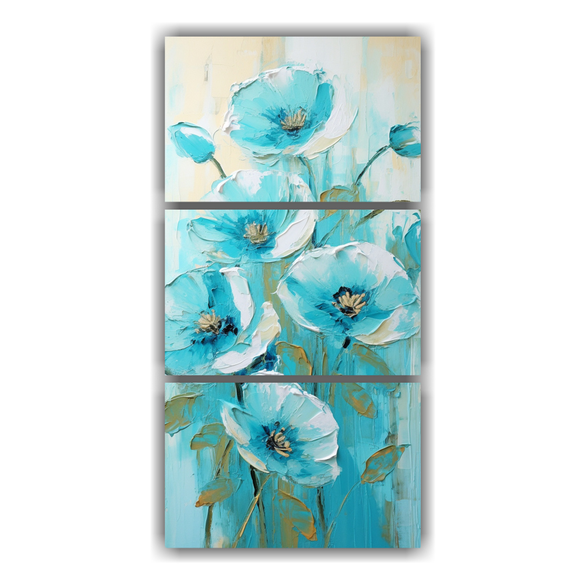 cuadros-de-composici-n-armoniosa-amapolas-turquesa-en-lienzo-estilo-poppies