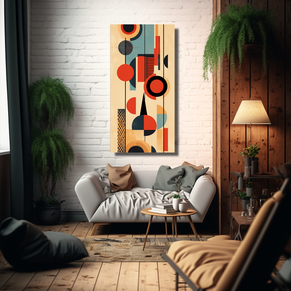 cuadros-de-decoraci-n-de-estilo-abstracto-geom-trico-de-personalidad-bohemia-y-mediados-del-siglo-hermoso-1