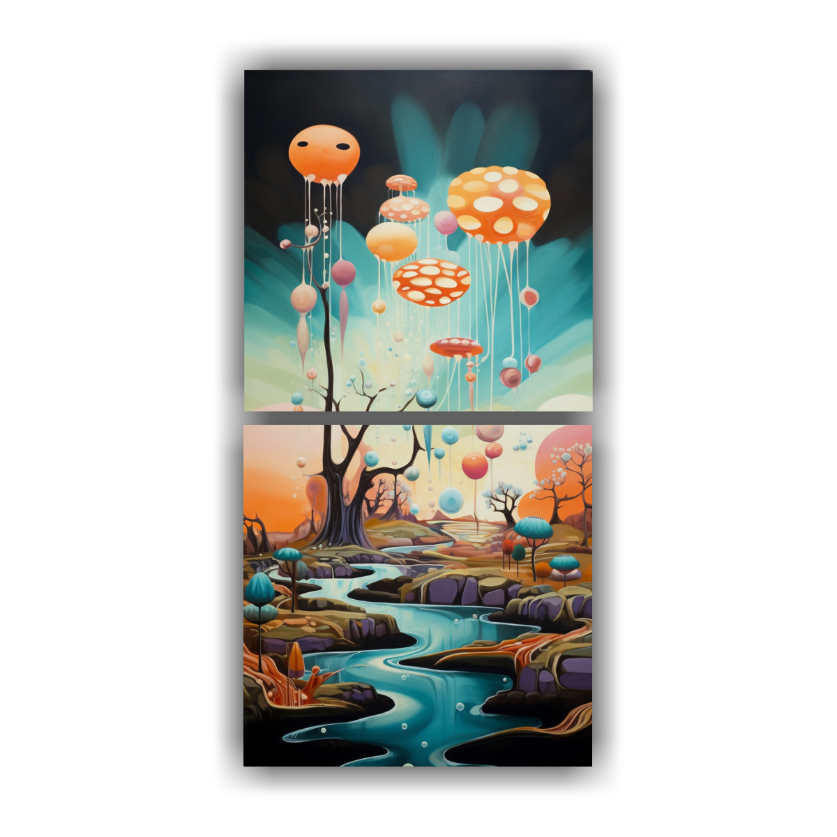 cuadros-de-tela-con-armon-a-de-paisajes-on-ricos-abstractos