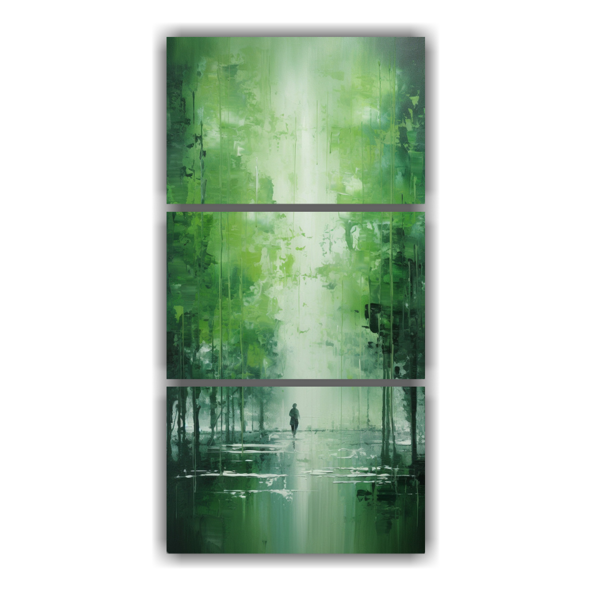 cuadros-decorativos-abstractos-en-verde-inspirados-en-el-bosque-