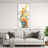 cuadros-decorativos-coloridos-con-flujo-de-pintura-en-naranja-y-amarillo-1