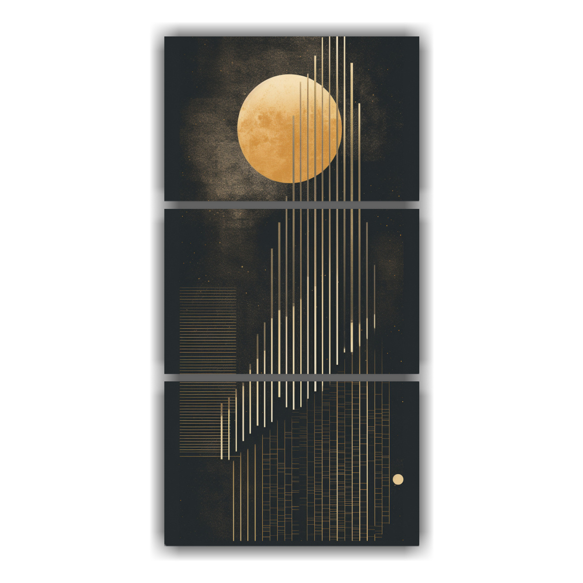 cuadros-decorativos-estilo-monocrom-tico-con-luna-dorada-en-marco-