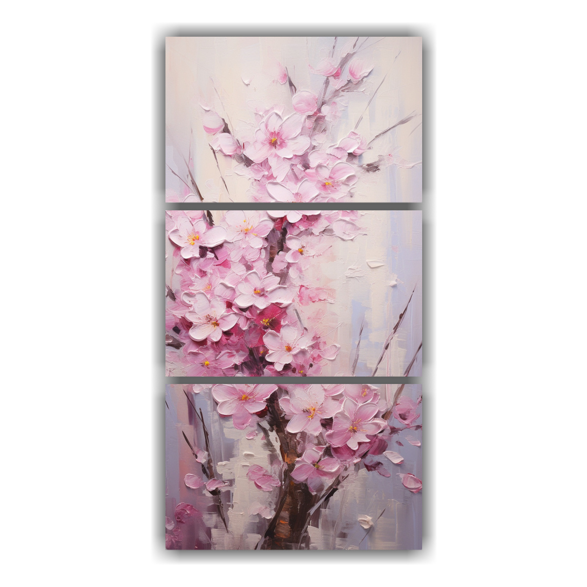 cuadros-decorativos-pintura-en-lienzo-rosa-de-cerezos-en-flor-