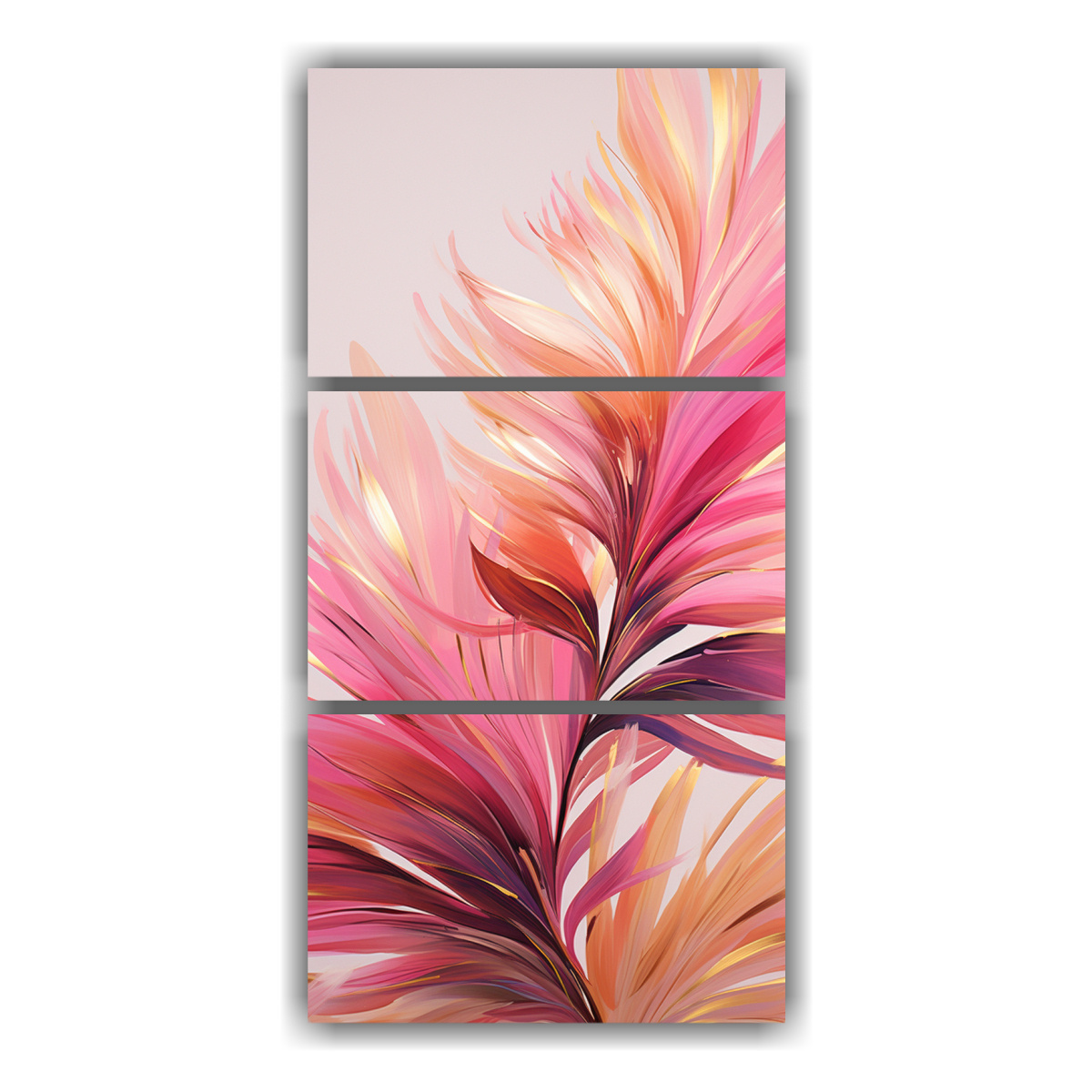 cuadros-estilo-galer-a-hojas-de-palma-en-oro-y-rosa-ambiente-neonoir