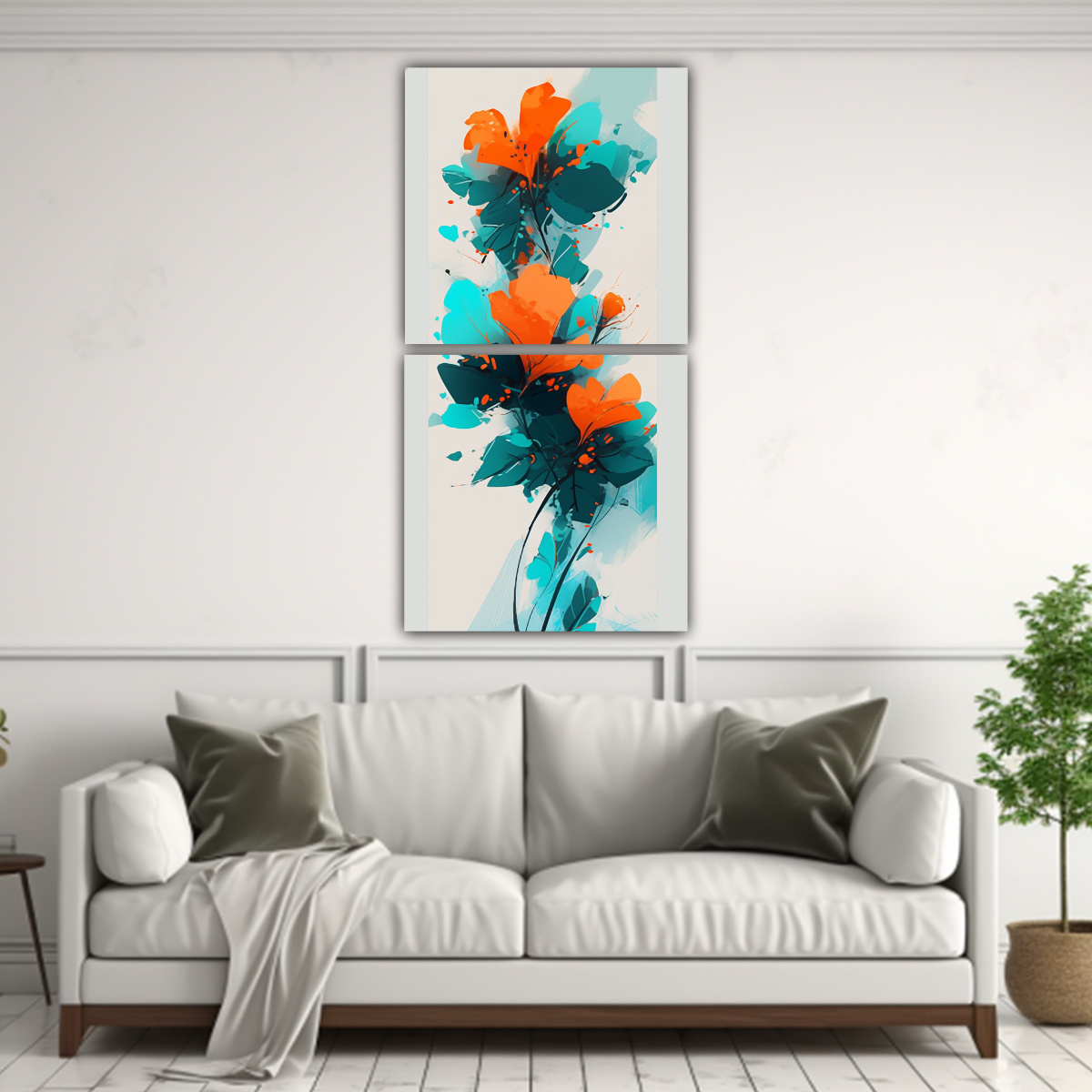 cuadros-expresi-n-naturaleza-viva-en-turquesa-y-naranja-con-atm-sfera-neonoir-en-la-decoraci-n-de-estilo-s-1