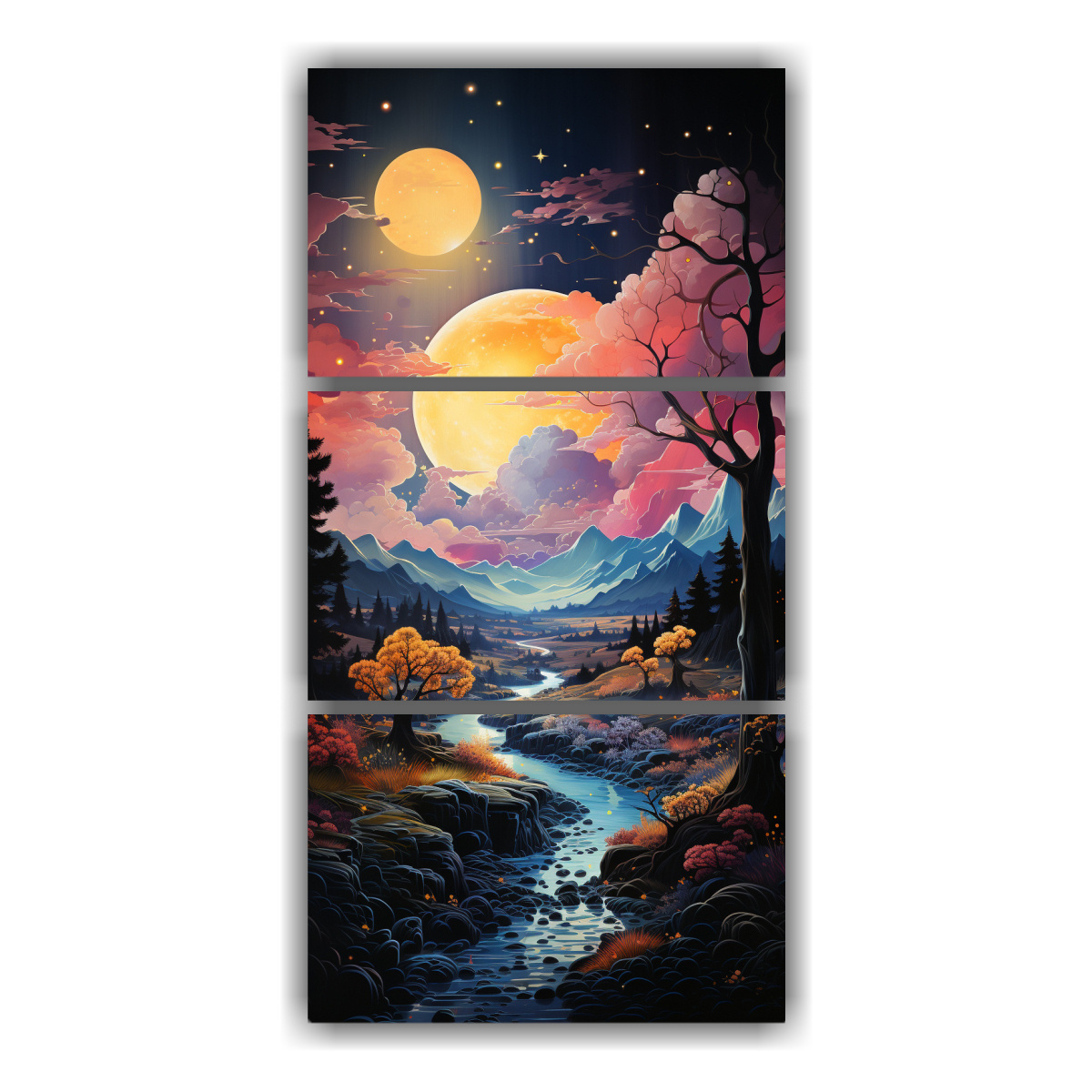 cuadros-luna-monta-as-dise-o-m-gico-arte-pared