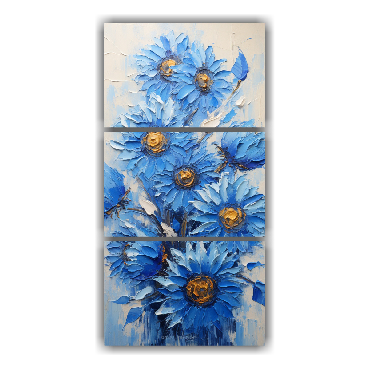 cuadros-modernos-alegr-a-con-girasoles-azules-