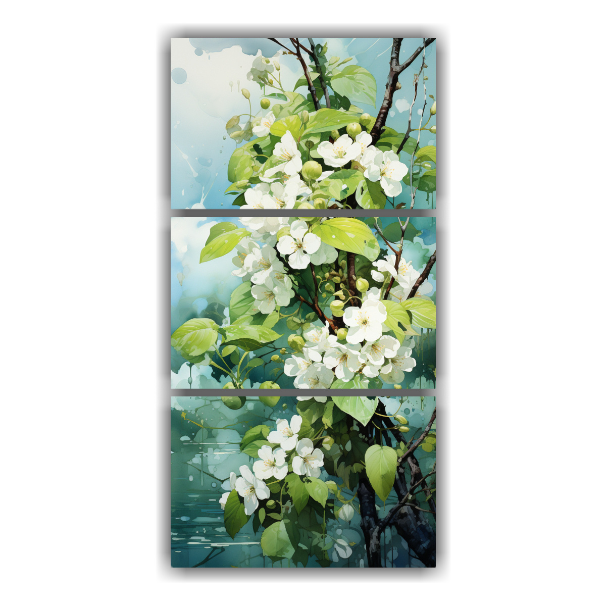 cuadros-modernos-armon-a-crom-tica-manzano-verde-y-blanco-neonoir