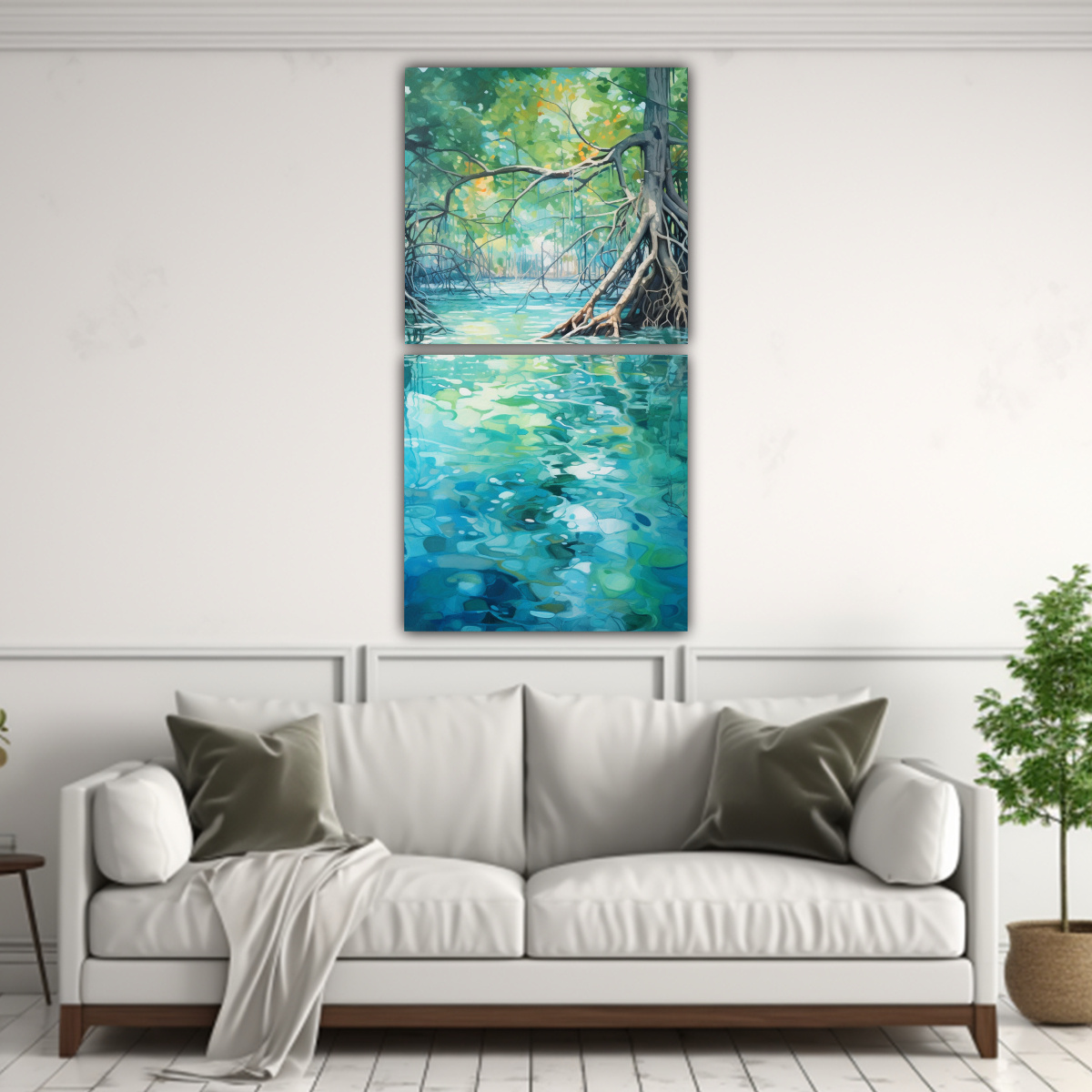 cuadros-modernos-de-arte-gr-fico-de-rbol-de-manglar-turquesa-y-azul-1